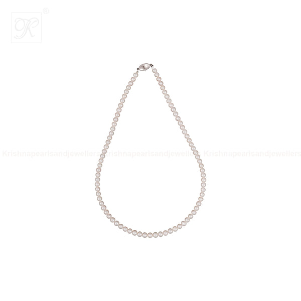 Classic Single-Strand White Freshwater | Krishna Pearls and Jewellers