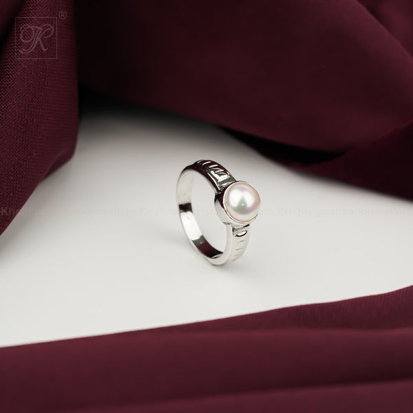 Pure Grace: White Pearl Sterling Silver | Krishna Pearls and Jewellers