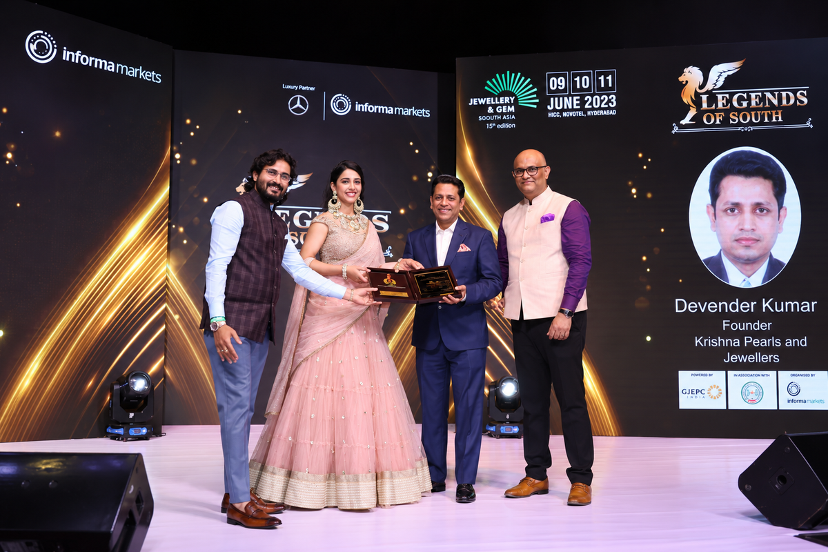 The Legends of South Award: Honouring the Enduring Legacy of Krishna Pearls & Jewellers.