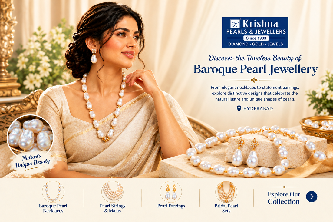 Baroque pearl jewellery