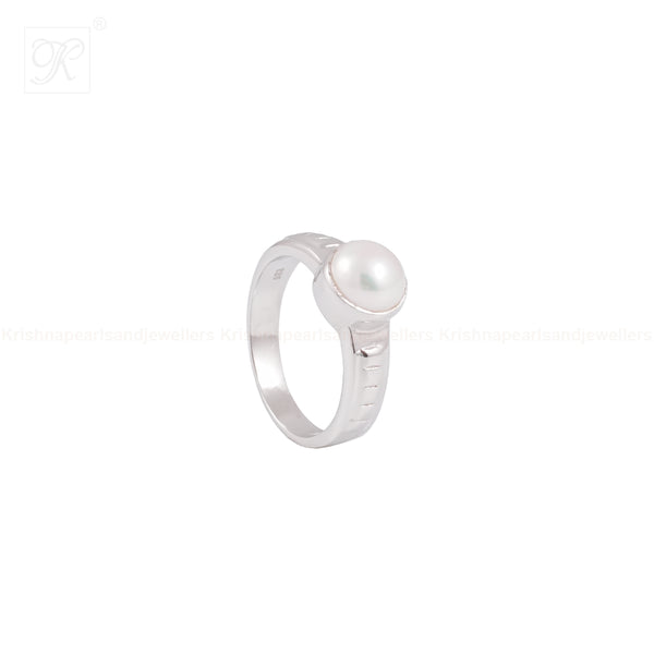 Pure Grace: White Pearl Sterling Silver | Krishna Pearls and Jewellers