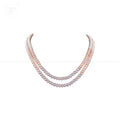 Blushing Harmony Double-Strand Pearl String | Krishna Pearls and Jewellers