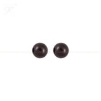 Deep Ocean Black Pearl Stud Earrings | Krishna Pearls and Jewellers