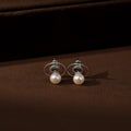 Classic White Freshwater Pearl Stud Earrings