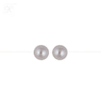 Classic Round Pearl Stud Earrings | Krishna Pearls and Jewellers