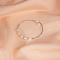 Freshwater Pearl Sterling Silver Colour Bracelet for Women