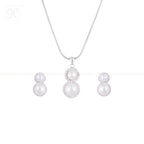 Mocha Glow Pearl Set –BROWN Pearls with CZ | Krishna Pearls and Jewellers