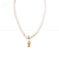 Golden Drop Pearl String Freshwater Pearl | Krishna Pearls and Jewellers