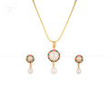 Royal Radiance Pearl & Gemstone Set | Krishna Pearls and Jewellers