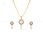 Royal Radiance Pearl & Gemstone Set | Krishna Pearls and Jewellers