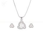 Pearl Halo Tri-Loop Set Freshwater Pearl | Krishna Pearls and Jewellers