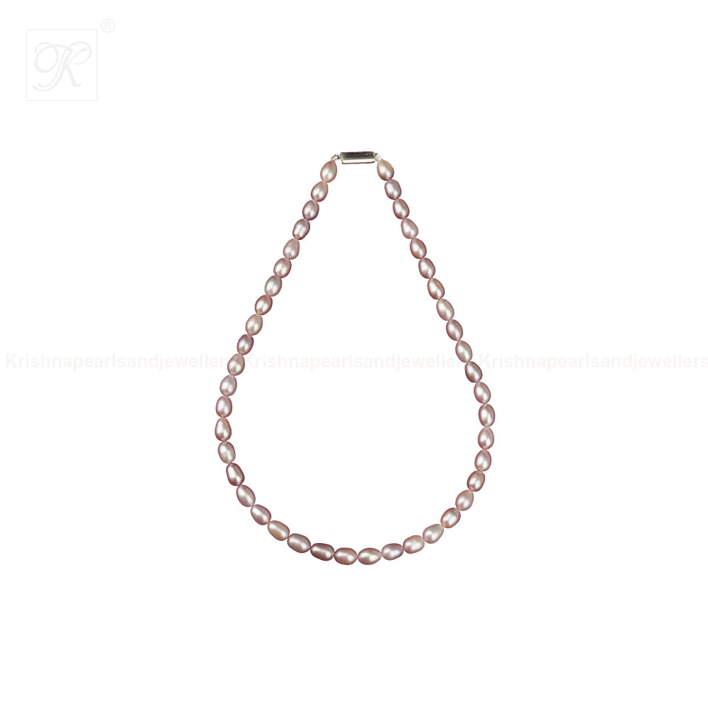 Rosé Glow Pink Pearl String Freshwater Pearl | Krishna Pearls and Jewellers