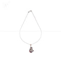 Mystic Bloom: Black Baroque Pearl Pendant | Krishna Pearls and Jewellers