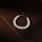 Adjustable Multi-Strand Pearl Bracelet