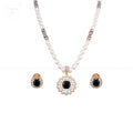 Ornate Radiance Pearl Jewelry Set | Krishna Pearls and Jewellers