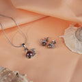 Bronze Grace Swan Pearl Set Freshwater | Krishna Pearls and Jewellers