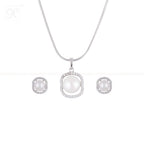 Twisted Halo Pearl Set – ROUND Cream Pearl | Krishna Pearls and Jewellers