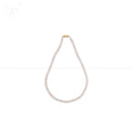 Elegant White Pearl String with Rosé | Krishna Pearls and Jewellers