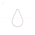 Elegant White Pearl String with Rosé | Krishna Pearls and Jewellers