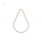 Timeless White Round Pearl String with Rosé | Krishna Pearls and Jewellers