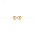 Natural Golden South Sea Pearl Pair Earrings | Krishna Pearls and Jewellers