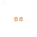 Natural Golden South Sea Pearl Pair Earrings | Krishna Pearls and Jewellers