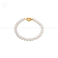 Timeless Elegance – White Pearl Bracelet | Krishna Pearls and Jewellers