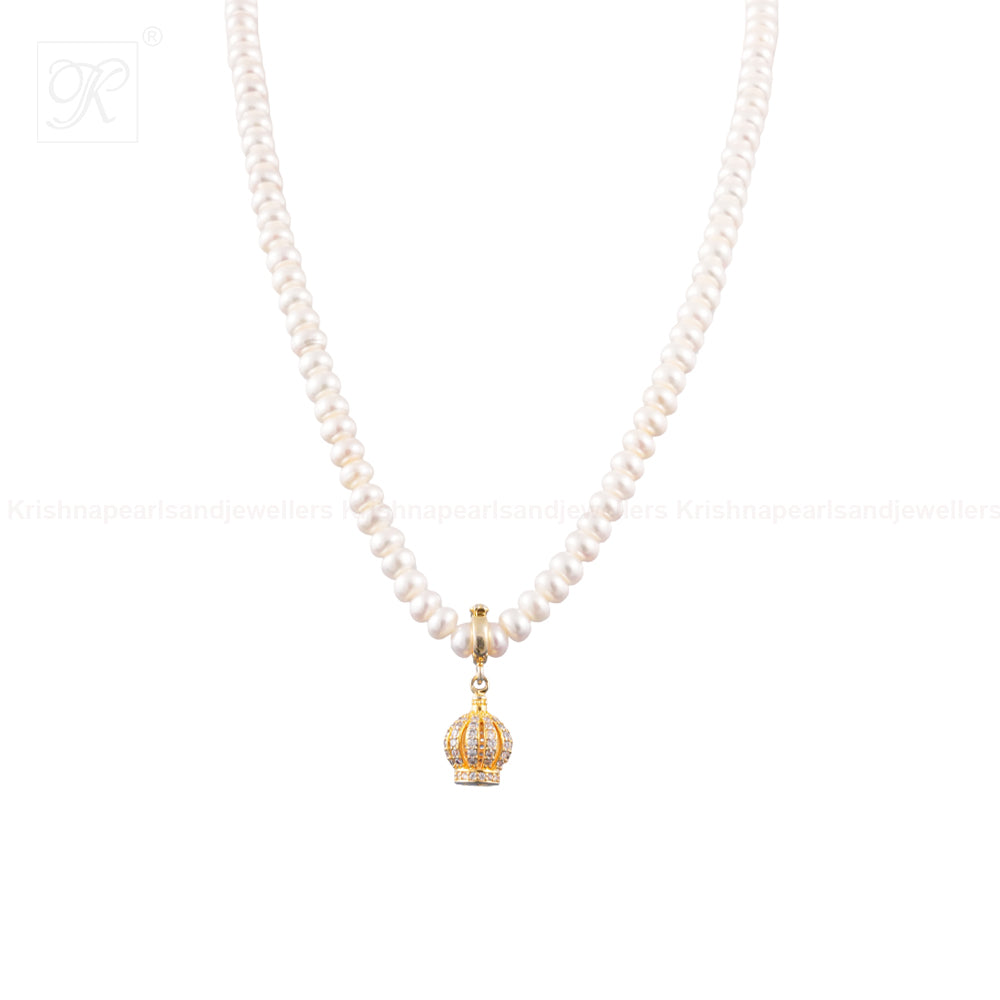 Pearl Majesty Drop Pendant String | Krishna Pearls and Jewellers