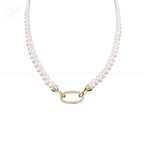 Golden Link White Pearl String Freshwater | Krishna Pearls and Jewellers