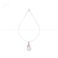 Nature's Glint: Baroque Pearl Pendant with | Krishna Pearls and Jewellers