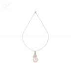 Nature's Glint: Baroque Pearl Pendant with | Krishna Pearls and Jewellers