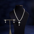 Elegant Freshwater Pearl Necklace & Earrings Set