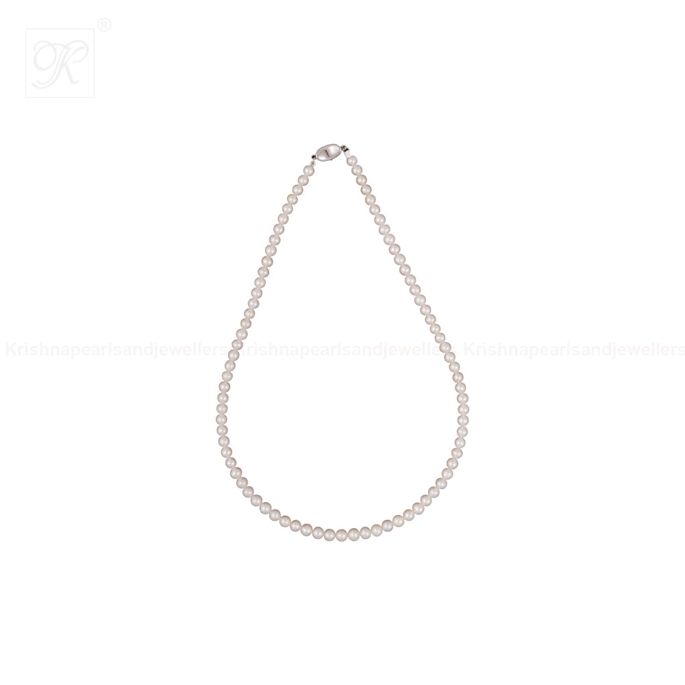 Classic Single-Strand White Freshwater | Krishna Pearls and Jewellers