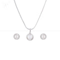 Timeless Halo Pearl Set Freshwater Pearl | Krishna Pearls and Jewellers