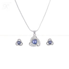 Midnight Swirl Black Pearl Set Freshwater | Krishna Pearls and Jewellers