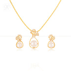 Elegant Teardrop White Pearl Pendant & | Krishna Pearls and Jewellers