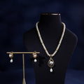 Freshwater Pearl Necklace & Earrings Set for Women