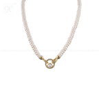 Graceful Halo Pearl String Freshwater Pearl | Krishna Pearls and Jewellers