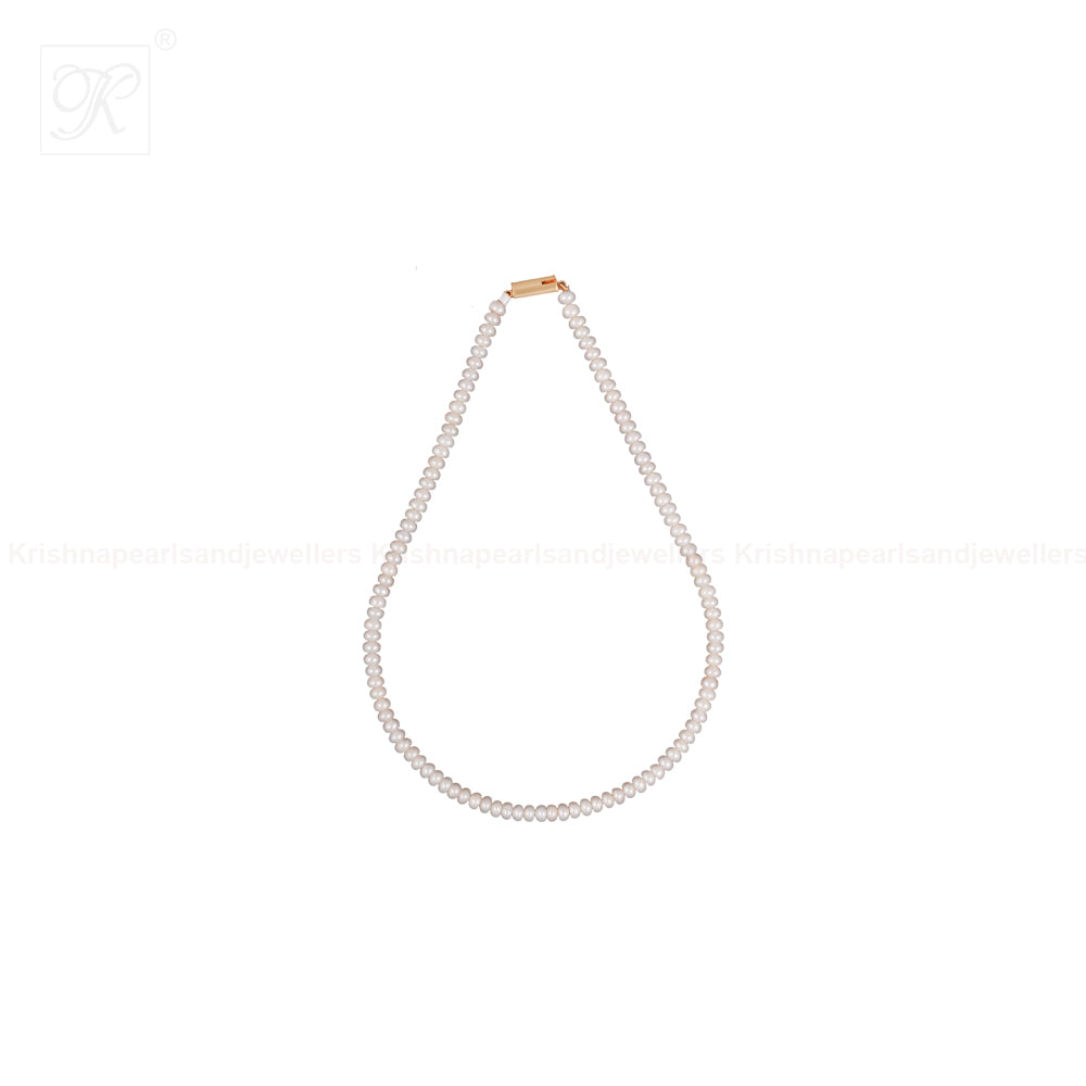 Classic White Freshwater Pearl String | Krishna Pearls and Jewellers