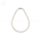 Classic Grace: White Pearl Necklace with | Krishna Pearls and Jewellers