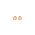 Natural Golden South Sea Pearl Pair Earrings | Krishna Pearls and Jewellers