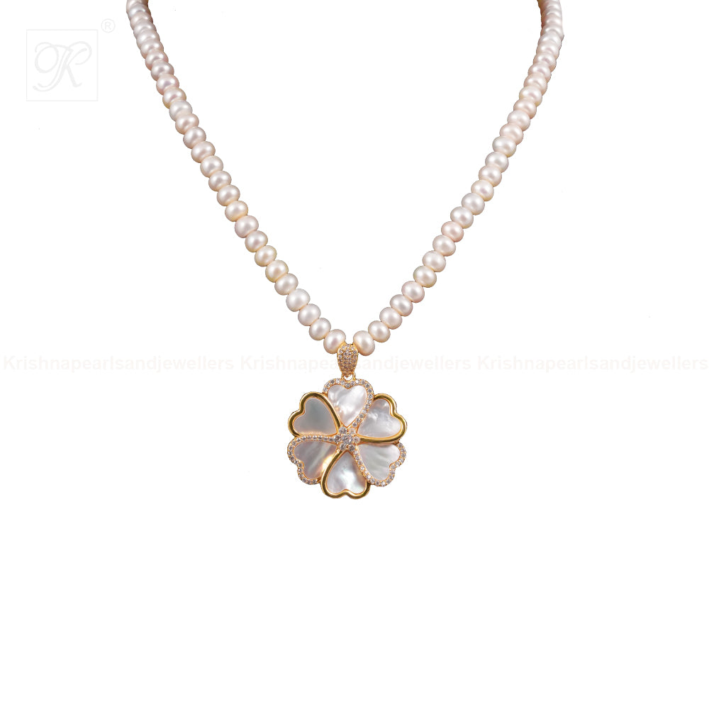 Celestial Radiance Pearl Jewelry Set | Krishna Pearls and Jewellers