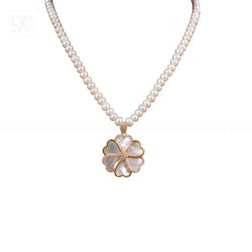 Celestial Radiance Pearl Jewelry Set | Krishna Pearls and Jewellers
