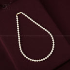 Classic Oval Freshwater Pearl String – Soft | Krishna Pearls and Jewellers