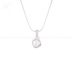 Blooming Elegance Pearl Set – CZ Floral | Krishna Pearls and Jewellers
