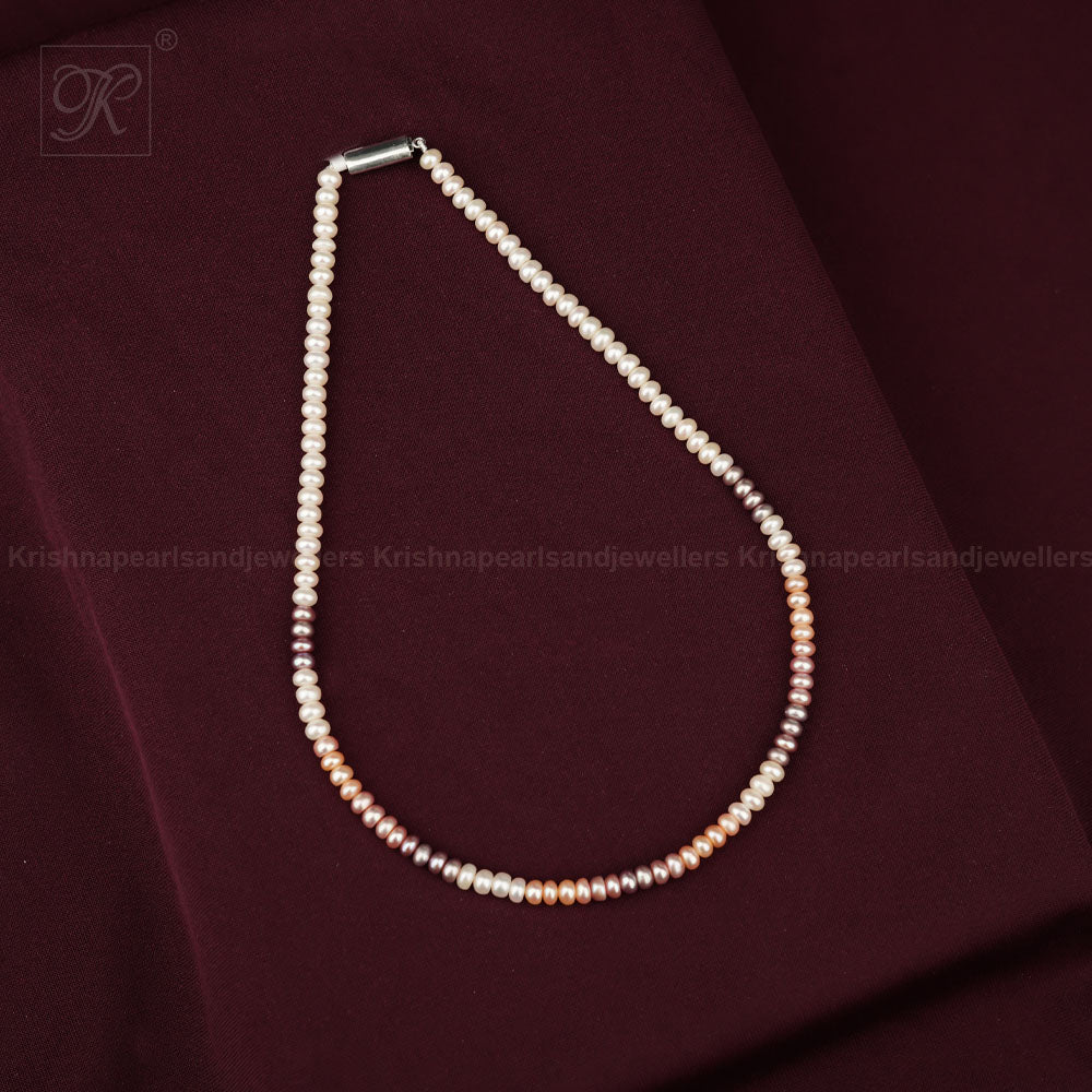 Pastel Elegance Multicolor Pearl String | Krishna Pearls and Jewellers