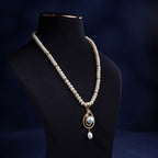 Freshwater Pearl Necklace & Earrings Set for Women