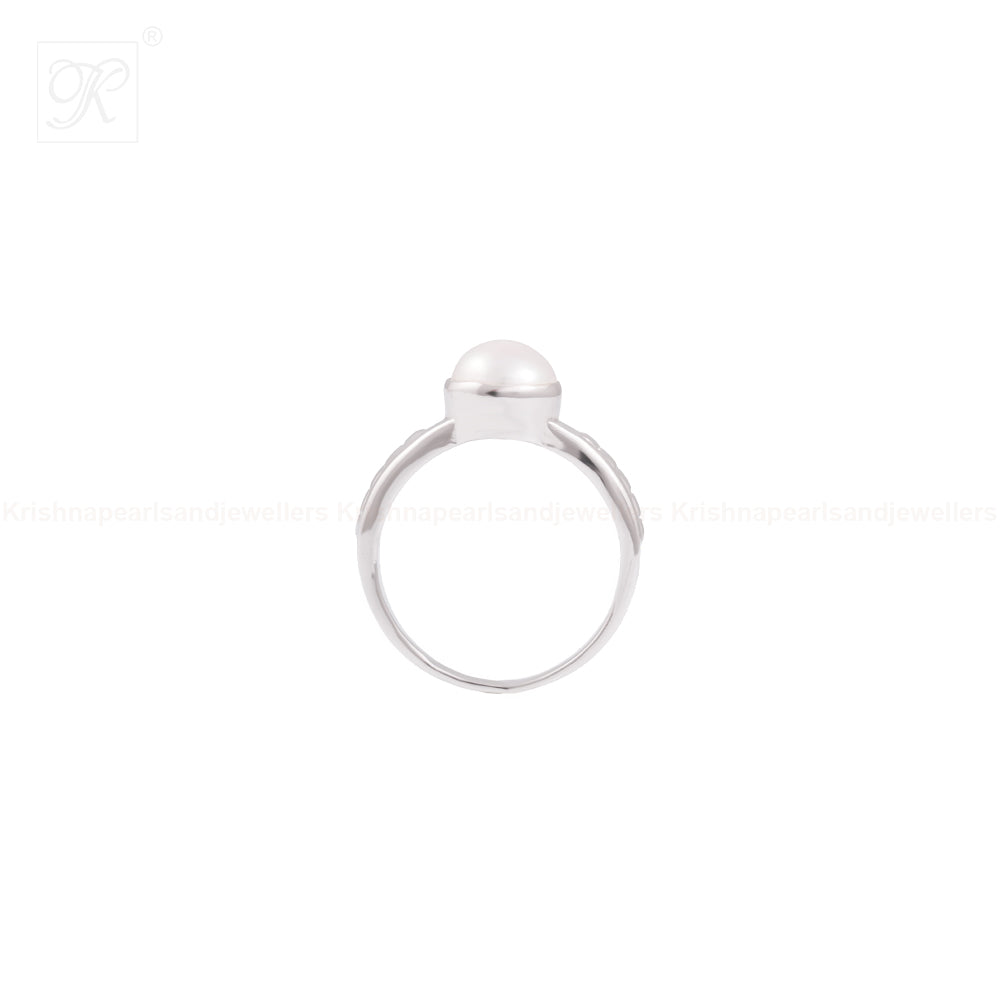 Pure Grace: White Pearl Sterling Silver | Krishna Pearls and Jewellers