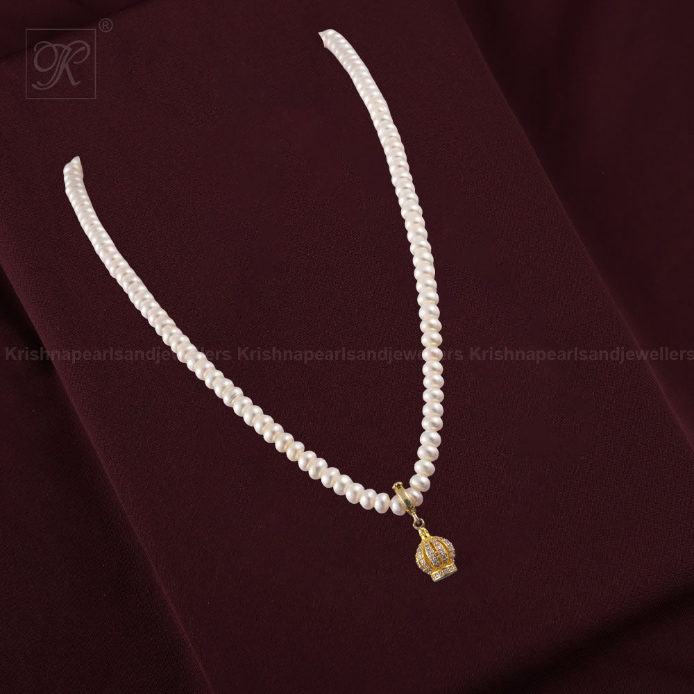 Pearl Majesty Drop Pendant String | Krishna Pearls and Jewellers