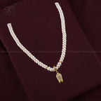 Golden Drop Pearl String Freshwater Pearl | Krishna Pearls and Jewellers